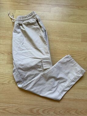 Source Unknown Beige Track Joggers